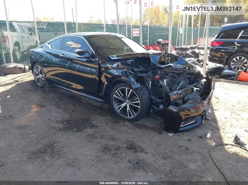 INFINITI Q60 2018, VIN JN1EV7EL3JM392147