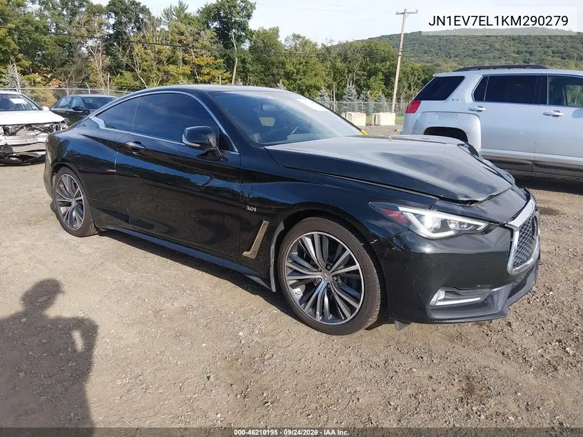 INFINITI Q60 2019, VIN JN1EV7EL1KM290279