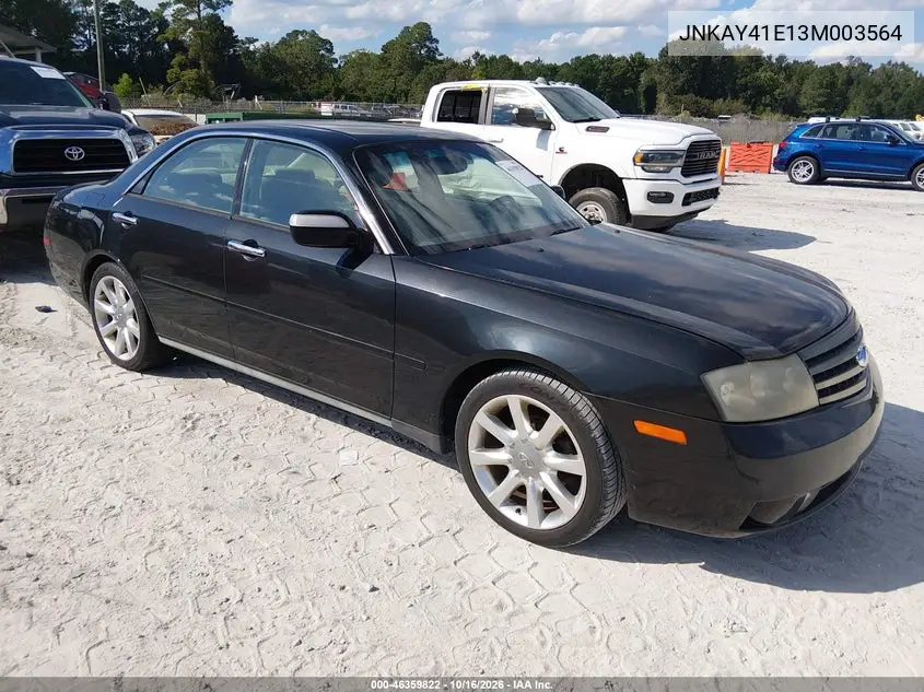 INFINITI Q70 2003, VIN JNKAY41E13M003564