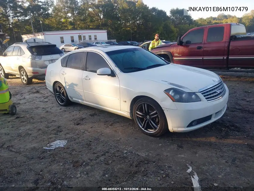 INFINITI Q70 2006, VIN JNKAY01E86M107479