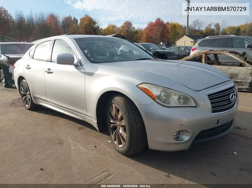INFINITI Q70 2011, VIN JN1AY1AR8BM570729