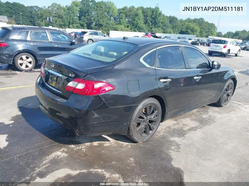 2013 INFINITI Q70 VIN JN1BY1AP2DM511181 — фото 4