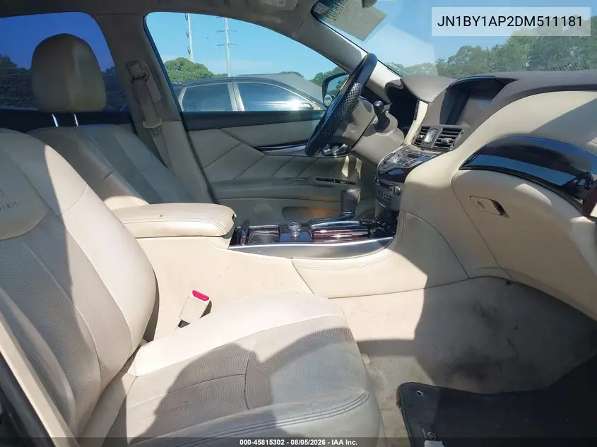2013 INFINITI Q70 VIN JN1BY1AP2DM511181 — фото 5
