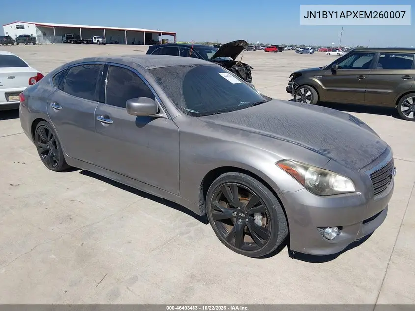 INFINITI Q70 2014, VIN JN1BY1APXEM260007