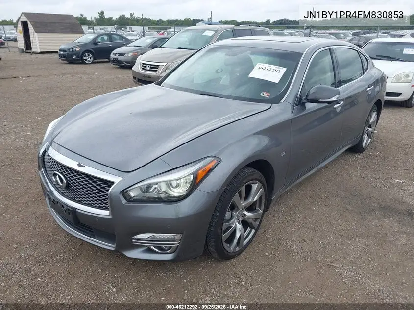 2015 INFINITI Q70 VIN JN1BY1PR4FM830853 — фото 2