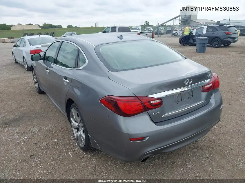 2015 INFINITI Q70 VIN JN1BY1PR4FM830853 — фото 3