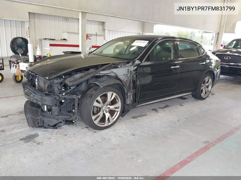 2015 INFINITI Q70 VIN JN1BY1PR7FM831799 — фото 2