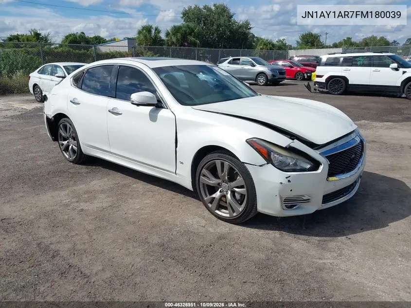INFINITI Q70 2015, VIN JN1AY1AR7FM180039