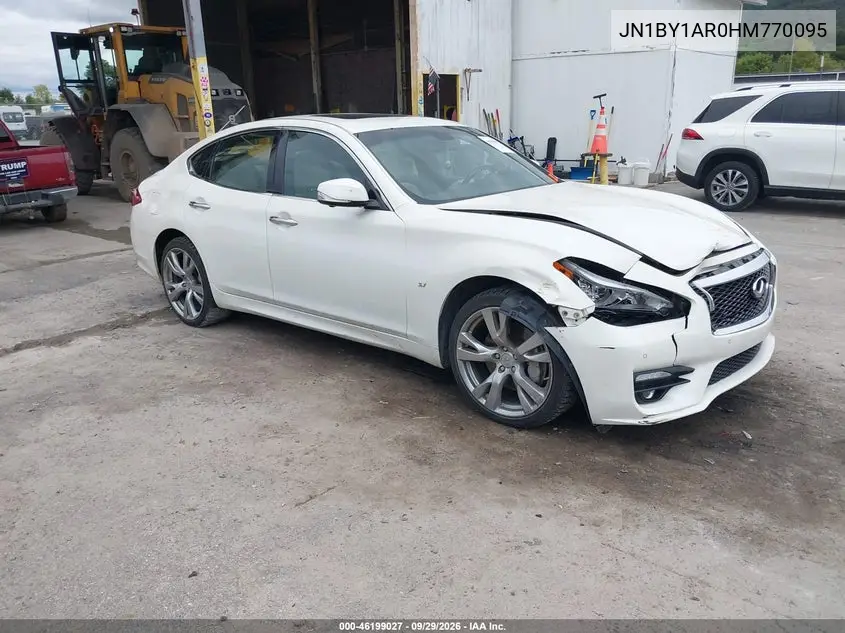 INFINITI Q70 2017, VIN JN1BY1AR0HM770095