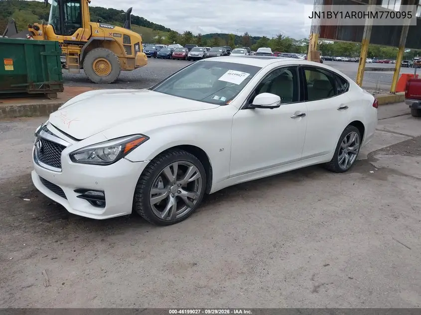 2017 INFINITI Q70 VIN JN1BY1AR0HM770095 — фото 2