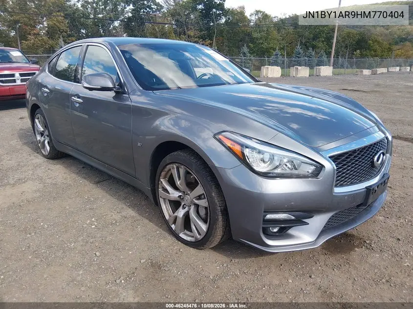 INFINITI Q70 2017, VIN JN1BY1AR9HM770404