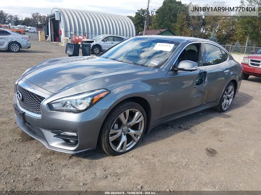 2017 INFINITI Q70 VIN JN1BY1AR9HM770404 — фото 2