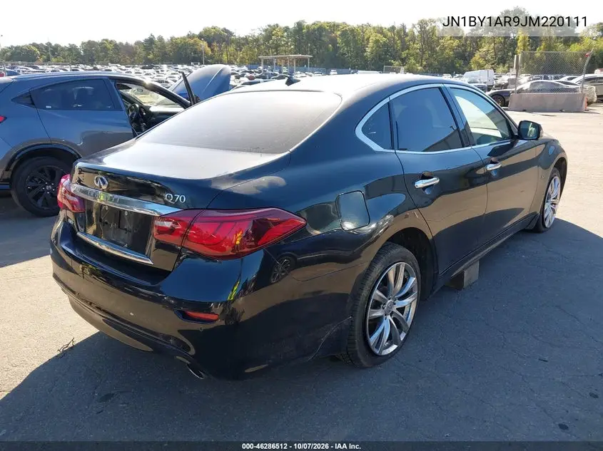 2018 INFINITI Q70 VIN JN1BY1AR9JM220111 — фото 4