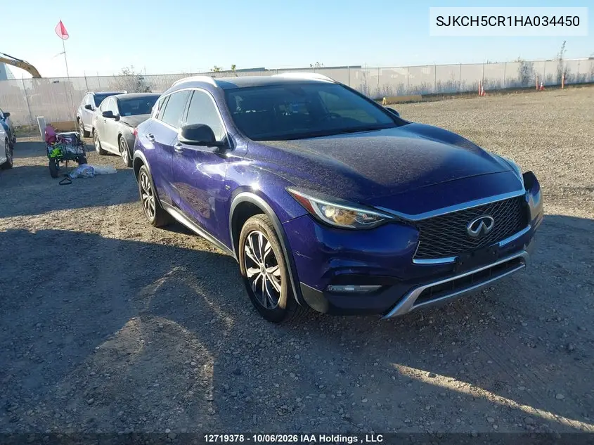 INFINITI QX30 2017, VIN SJKCH5CR1HA034450