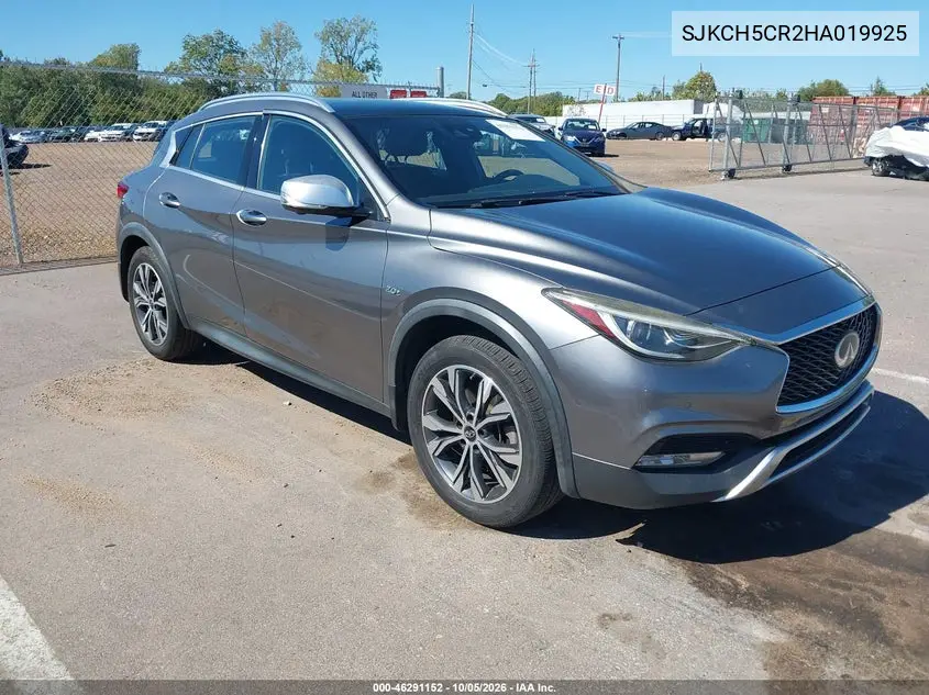 INFINITI QX30 2017, VIN SJKCH5CR2HA019925