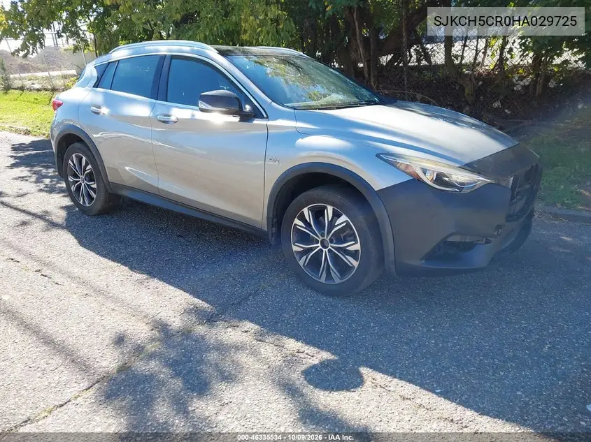 INFINITI QX30 2017, VIN SJKCH5CR0HA029725