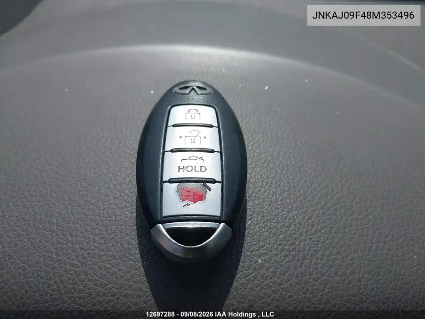 2008 INFINITI QX50 VIN JNKAJ09F48M353496 — фото 11