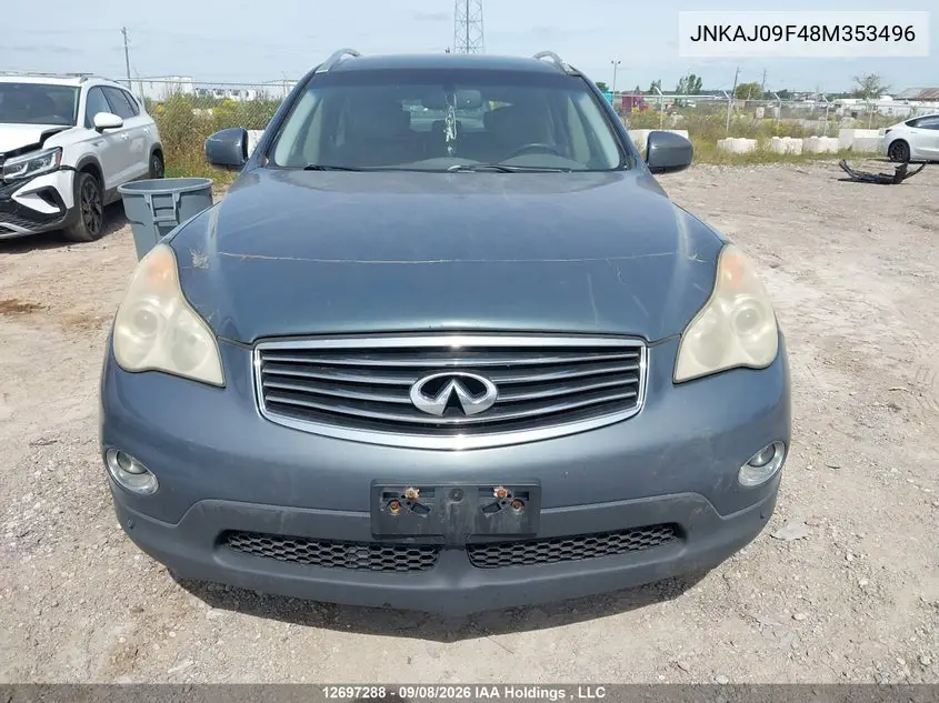 2008 INFINITI QX50 VIN JNKAJ09F48M353496 — фото 12