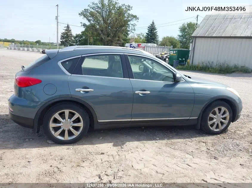 2008 INFINITI QX50 VIN JNKAJ09F48M353496 — фото 13