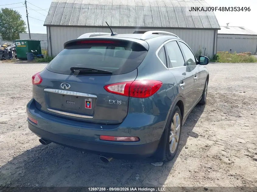 2008 INFINITI QX50 VIN JNKAJ09F48M353496 — фото 4