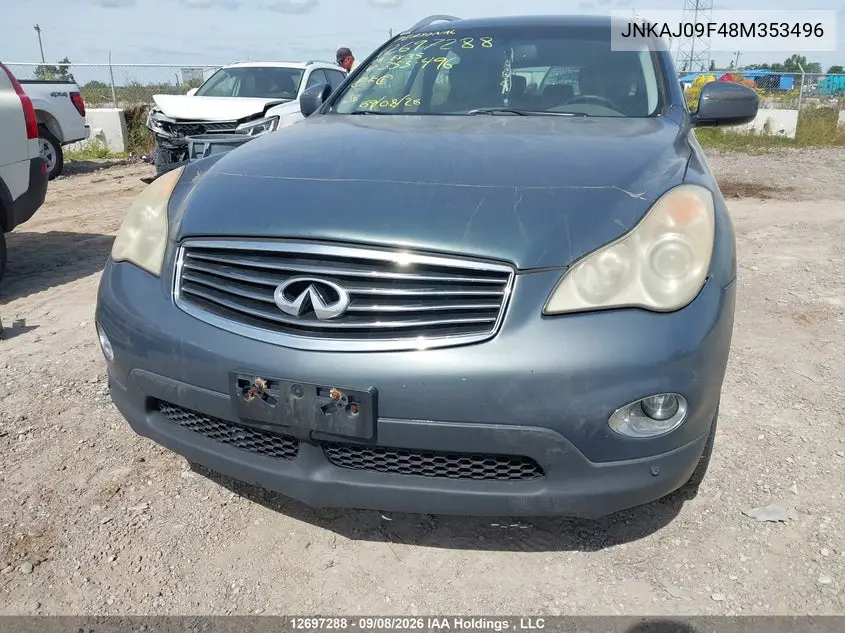 2008 INFINITI QX50 VIN JNKAJ09F48M353496 — фото 6