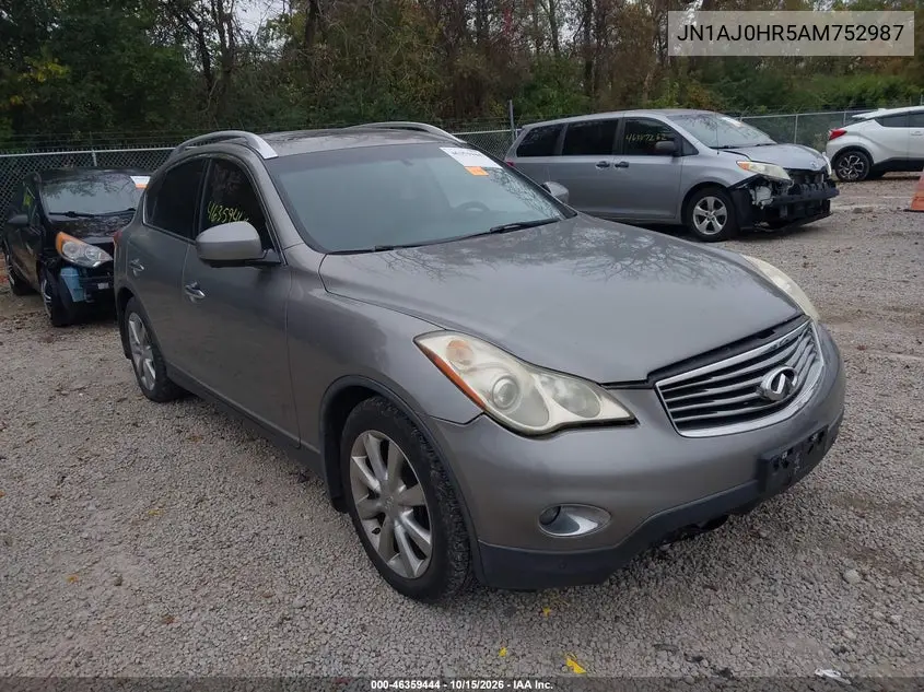 INFINITI QX50 2010, VIN JN1AJ0HR5AM752987