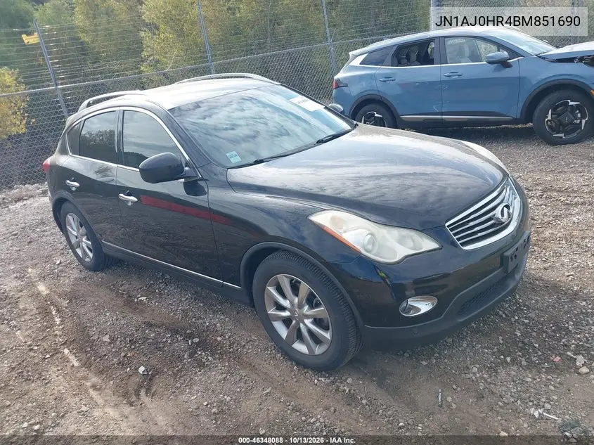INFINITI QX50 2011, VIN JN1AJ0HR4BM851690