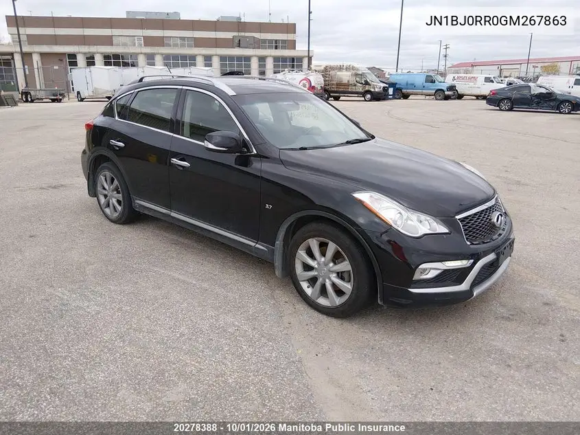INFINITI QX50 2016, VIN JN1BJ0RR0GM267863