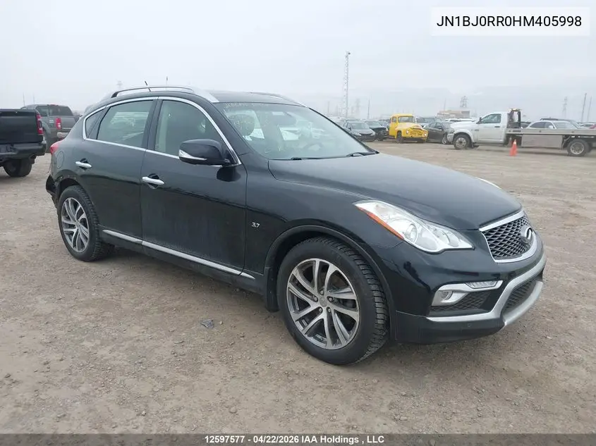 INFINITI QX50 2017, VIN JN1BJ0RR0HM405998