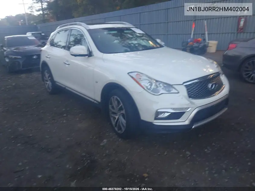 INFINITI QX50 2017, VIN JN1BJ0RR2HM402004