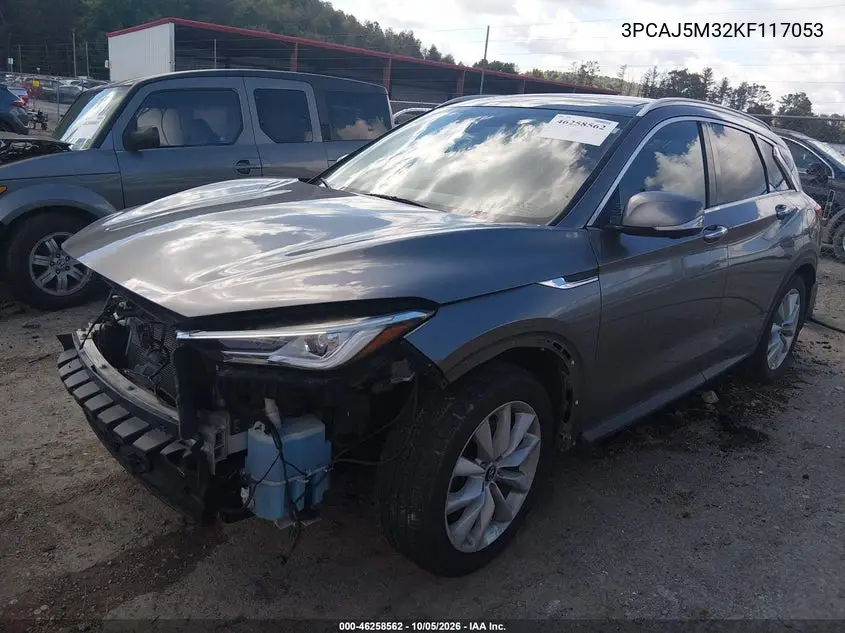 2019 INFINITI QX50 VIN 3PCAJ5M32KF117053 — фото 2