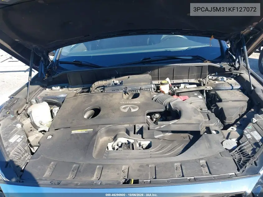2019 INFINITI QX50 VIN 3PCAJ5M31KF127072 — фото 10