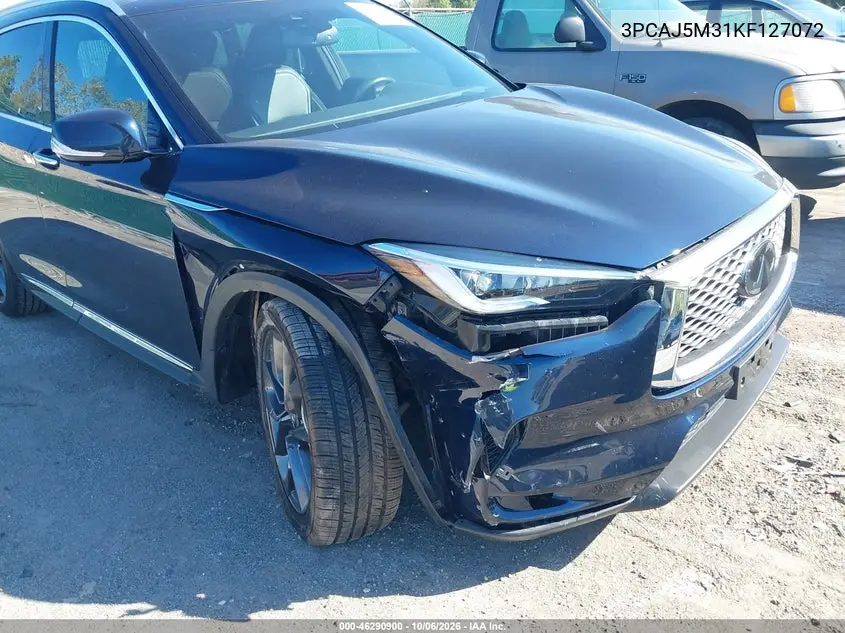 2019 INFINITI QX50 VIN 3PCAJ5M31KF127072 — фото 6