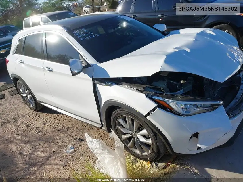 INFINITI QX50 2019, VIN 3PCAJ5M35KS145302