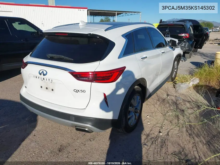 2019 INFINITI QX50 VIN 3PCAJ5M35KS145302 — фото 4