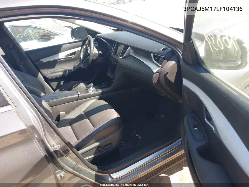 2020 INFINITI QX50 VIN 3PCAJ5M17LF104136 — фото 5