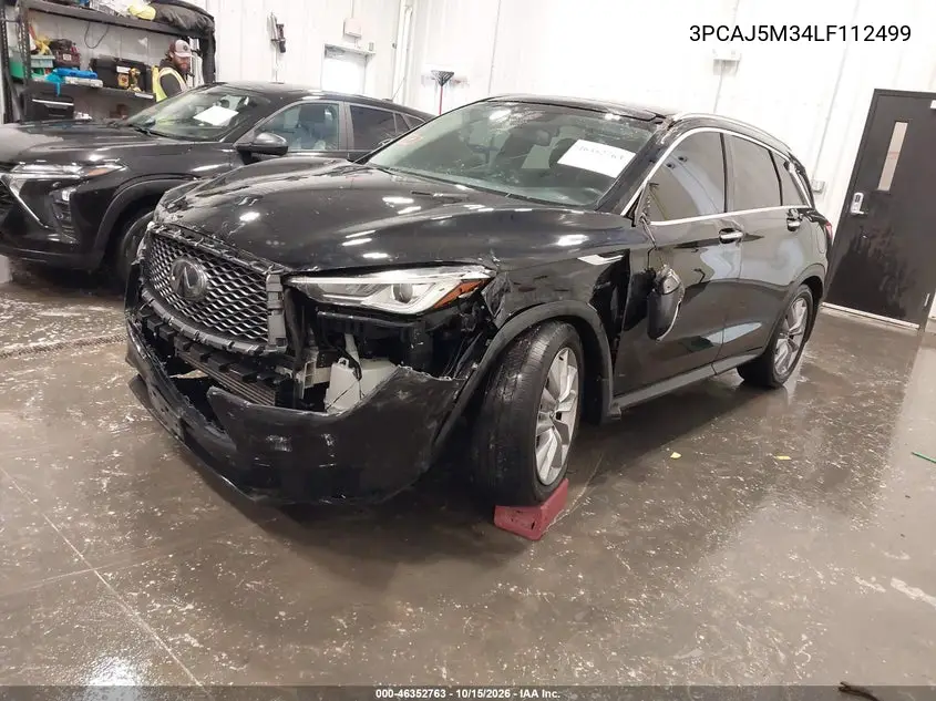 2020 INFINITI QX50 VIN 3PCAJ5M34LF112499 — фото 2