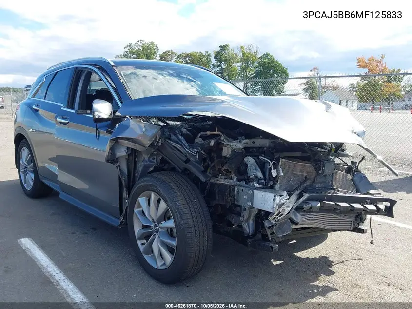 INFINITI QX50 2021, VIN 3PCAJ5BB6MF125833