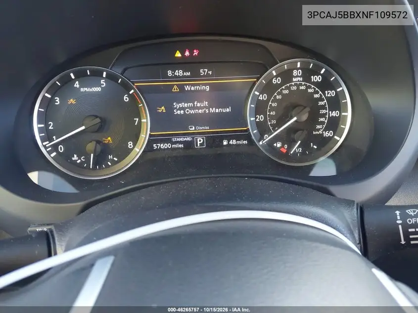 2022 INFINITI QX50 VIN 3PCAJ5BBXNF109572 — фото 15