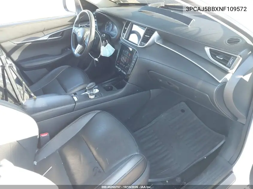 2022 INFINITI QX50 VIN 3PCAJ5BBXNF109572 — фото 5