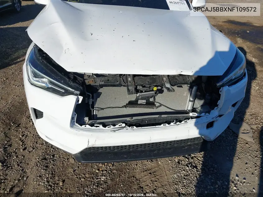 2022 INFINITI QX50 VIN 3PCAJ5BBXNF109572 — фото 6