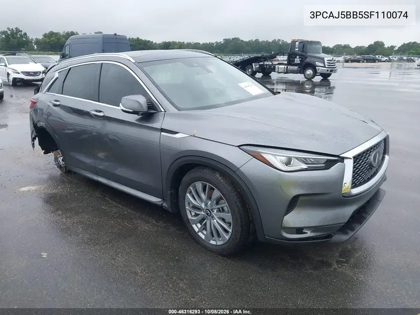 INFINITI QX50 2025, VIN 3PCAJ5BB5SF110074