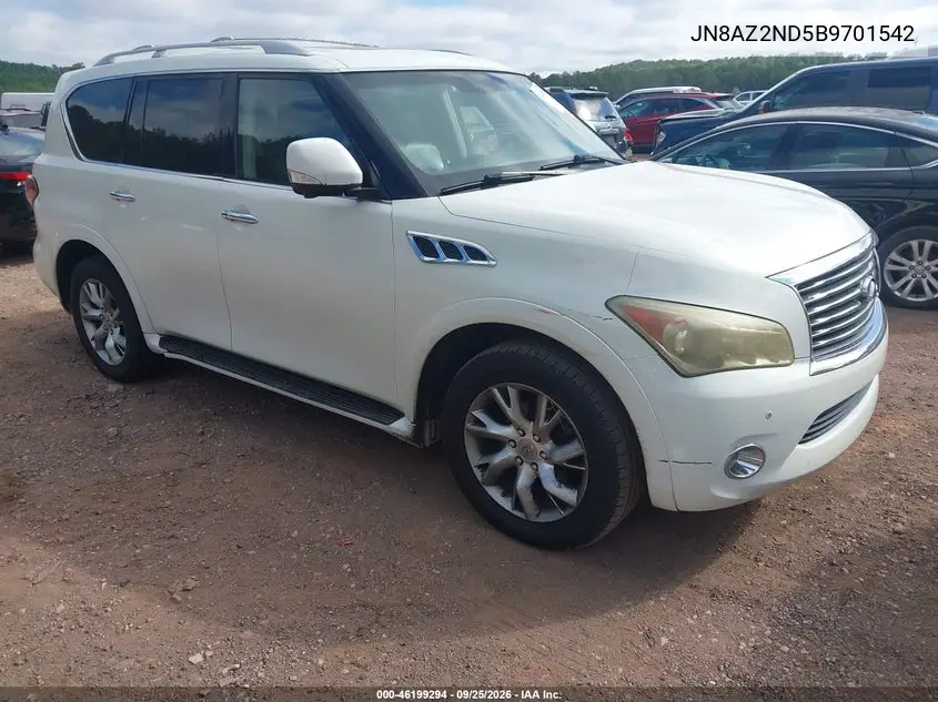 INFINITI QX56 2011, VIN JN8AZ2ND5B9701542