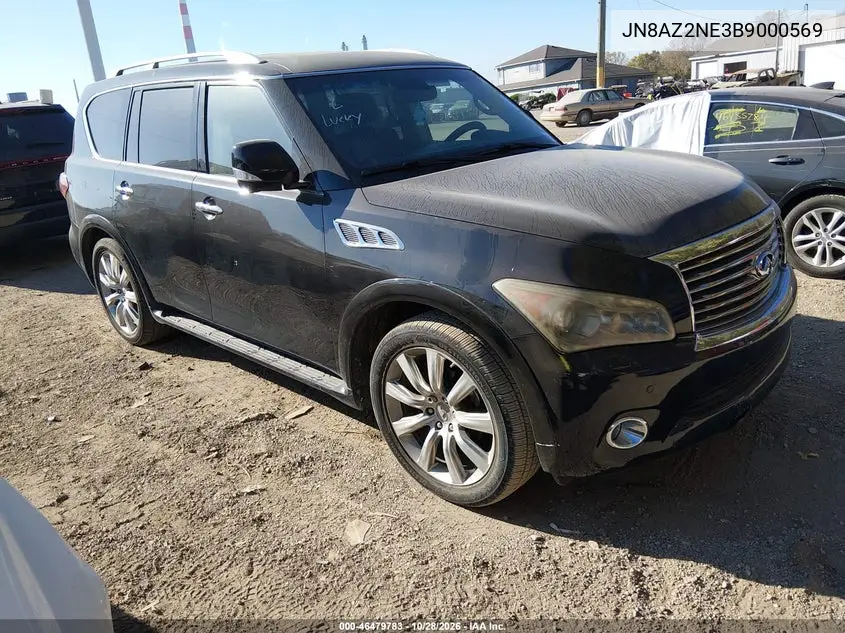 INFINITI QX56 2011, VIN JN8AZ2NE3B9000569