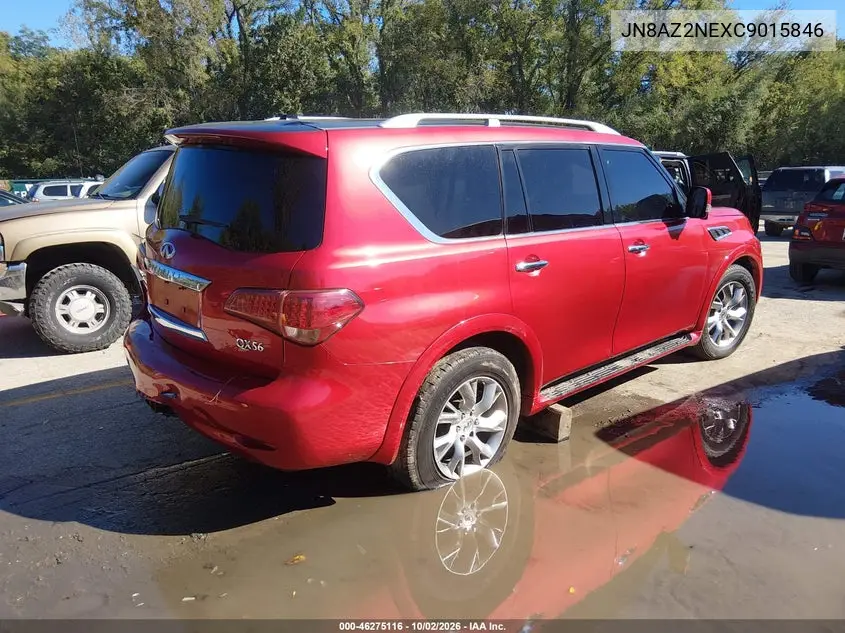 2012 INFINITI QX56 VIN JN8AZ2NEXC9015846 — фото 4