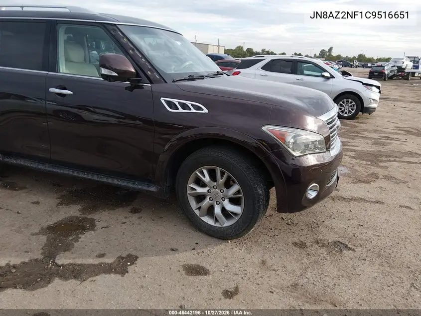 INFINITI QX56 2012, VIN JN8AZ2NF1C9516651