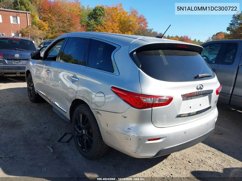 2013 INFINITI QX60 VIN 5N1AL0MM1DC300722 — фото 3