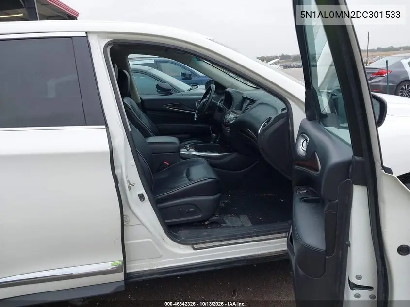 2013 INFINITI QX60 VIN 5N1AL0MN2DC301533 — фото 5