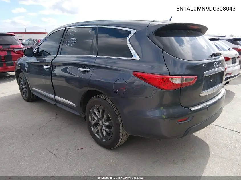 2013 INFINITI QX60 VIN 5N1AL0MN9DC308043 — фото 3