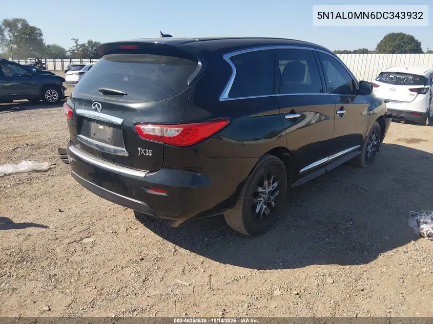 2013 INFINITI QX60 VIN 5N1AL0MN6DC343932 — фото 4